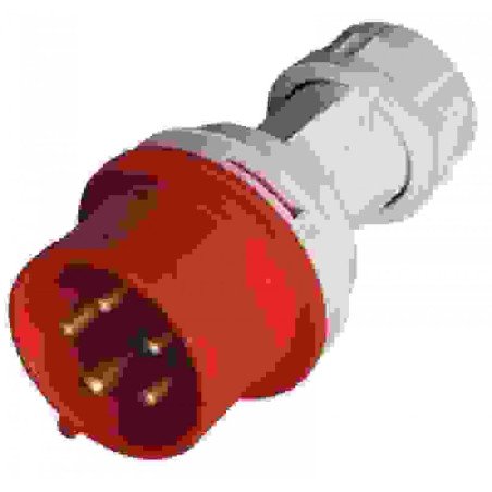 Clavija cetac 5p-3p+n+t- 16a ip44 roja