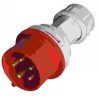 Clavija cetac 5p-3p+n+t- 16a ip44 roja