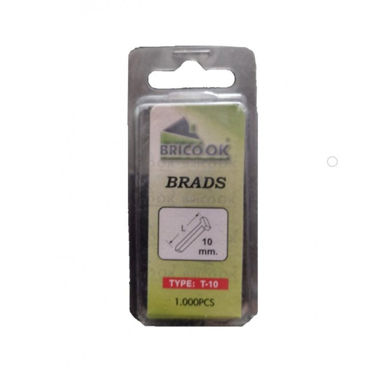 Brads t-10 -1000 ud- -pin con cabeza-