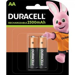 Pila recargable lr-06 aa 2500mah -ud- duracel