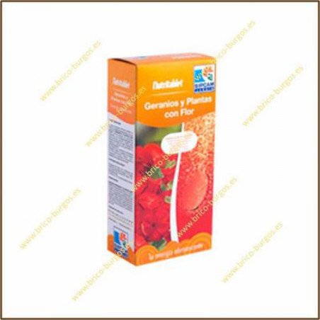 Abono nutritablet geranios 60gr -12 comprimidos x 5gr-