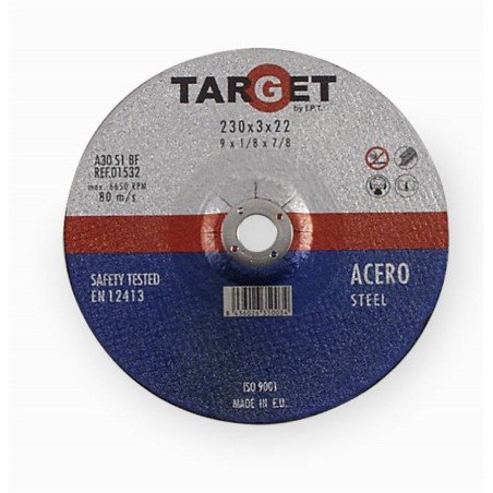 Disco 125 metal 6.0mm a24/30n target