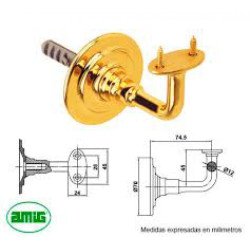 Soporte pasamanos mod. 22 laton