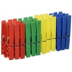 Pinza ropa plastico 7.8cm...