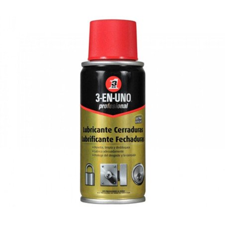 Lubricante 3-en-uno aerosol de cerraduras 100ml