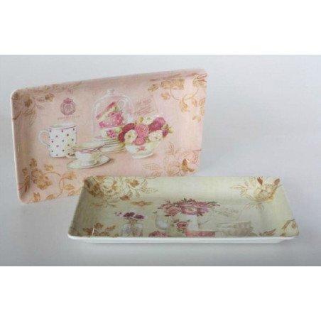 Bandeja 31x20 tazas flores 2mod