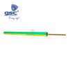 Cable monohilo 1.5 mm -amarillo/verde- -ml-