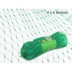 Malla antipajaros verde de polietileno -4.0x10.0mt-