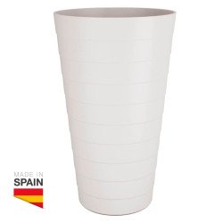 Maceta jardin kilan 30cm x 50cm alto blanco