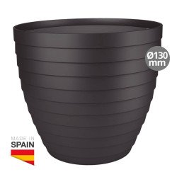 Maceta jardin pomara 13cm antracita