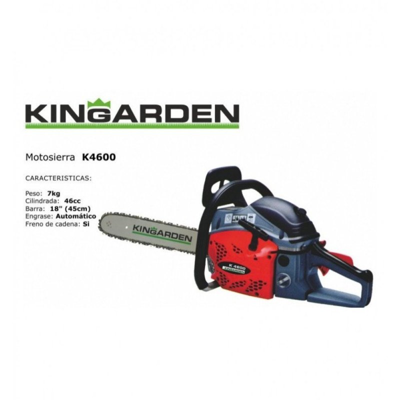 Motosierra kingarden k4600 46.0cc