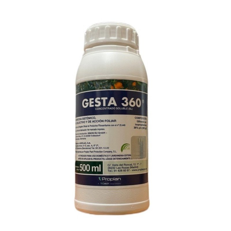 Herbicida total gesta 360 500ml