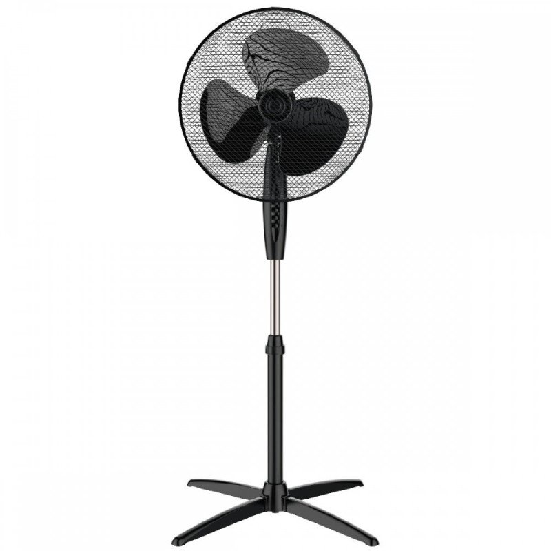 Ventilador de pie nametil 45w 43cm negro