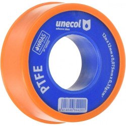 Teflon agua/gas -rollo 12mmx0.075mmx12mt-