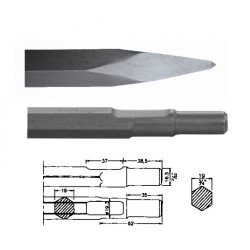 Puntero martillo 25 x 400 rot.