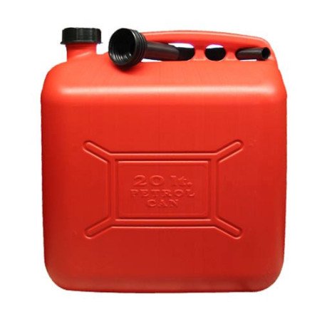 Bidon carburante 20lt rojo -homologado-